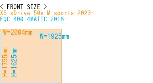 #X5 xDrive 50e M sports 2023- + EQC 400 4MATIC 2018-